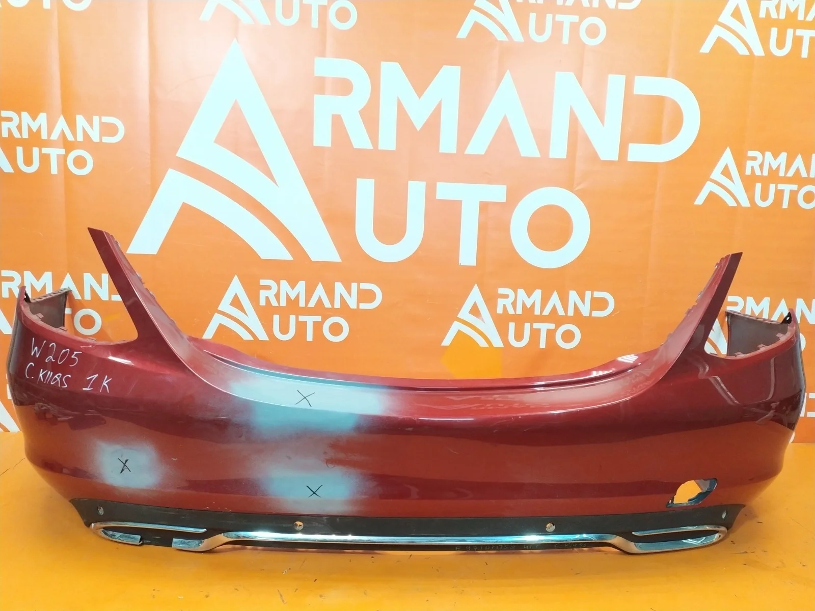 Бампер Mercedes C-Class 2014-2021 A2058800447 W205, задний