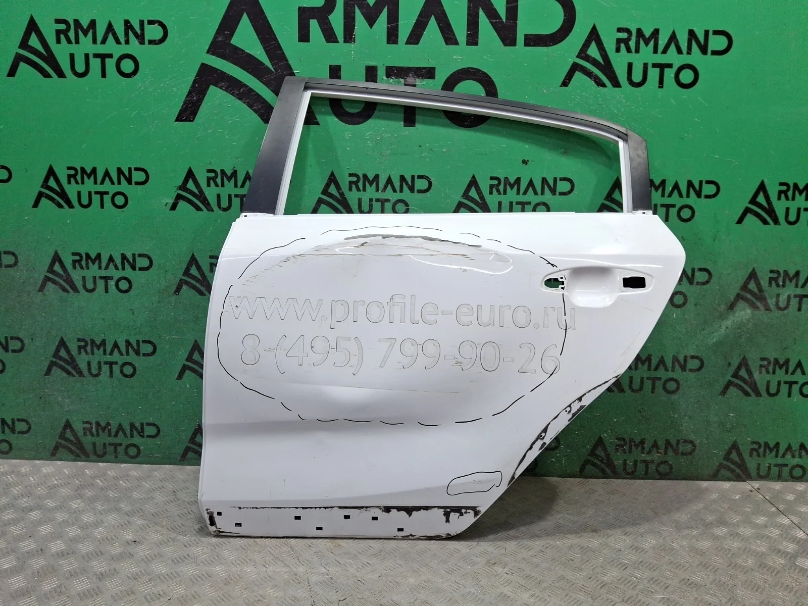 Дверь Kia Rio 2017-2022 77003H0500 4 FB, задняя левая