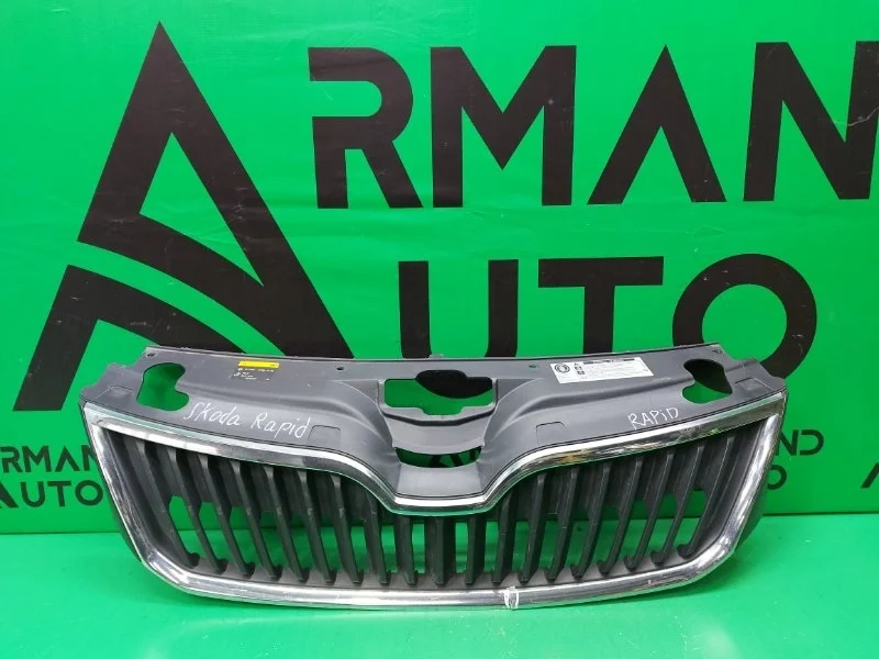 Решетка радиатора SKODA RAPID 2014-2020 5JA8536689B9 1