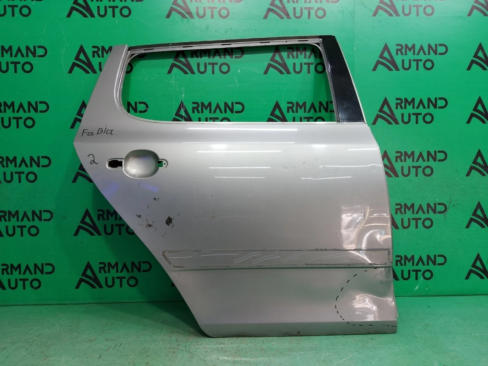 Дверь SKODA FABIA 2007-2014 5J6833056 2 5J, задняя правая