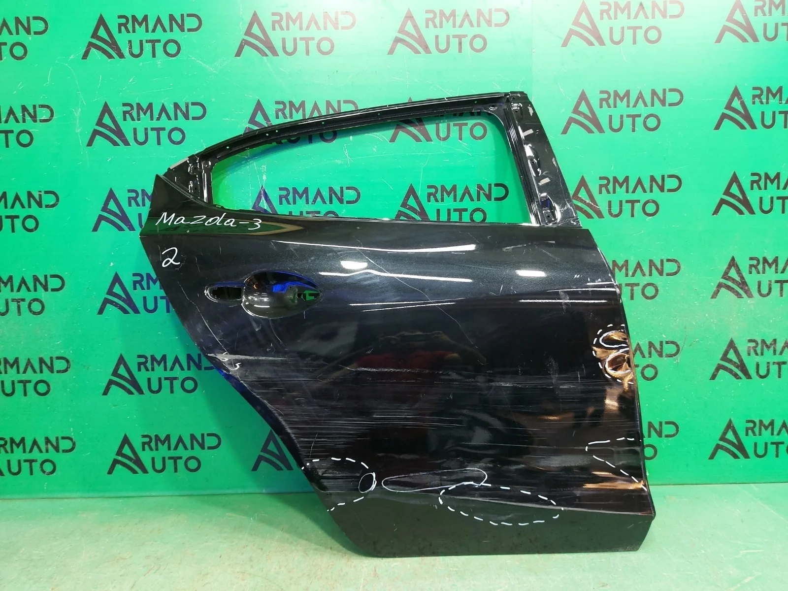 Дверь MAZDA 3 2013-2018 BJY07202XF 3 BM, задняя правая