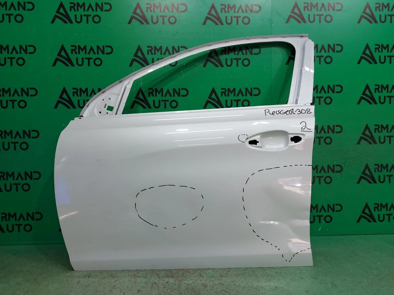 Дверь PEUGEOT 308 2013-2021 1610102080 2 T9, передняя левая