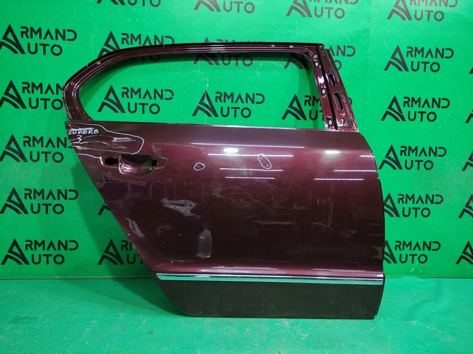 Дверь SKODA SUPERB 2008-2015 3T5833056 2, задняя правая