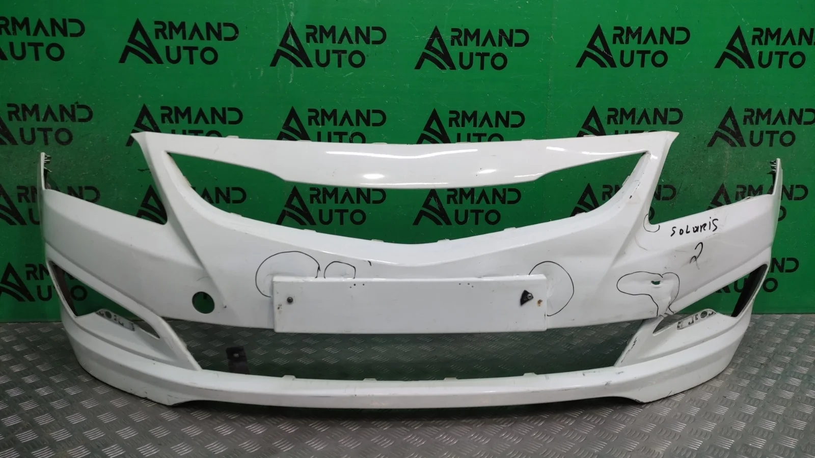 Бампер Hyundai Solaris 2014-2017 865114L500 1, передний