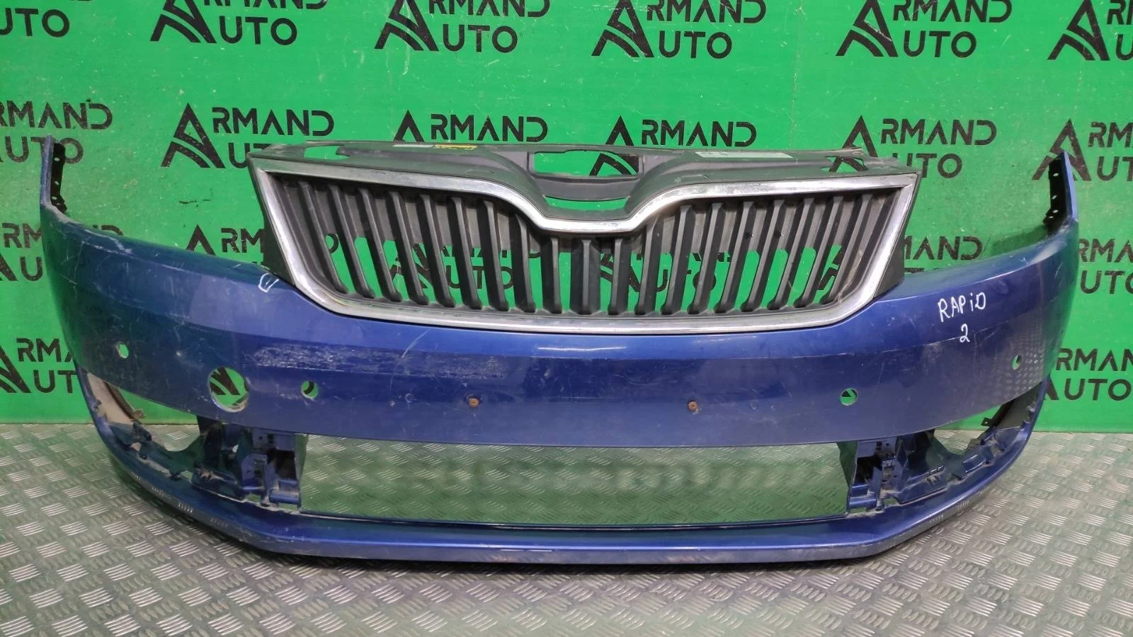 Бампер Skoda Rapid 2014-2020 60U807221F 1, передний