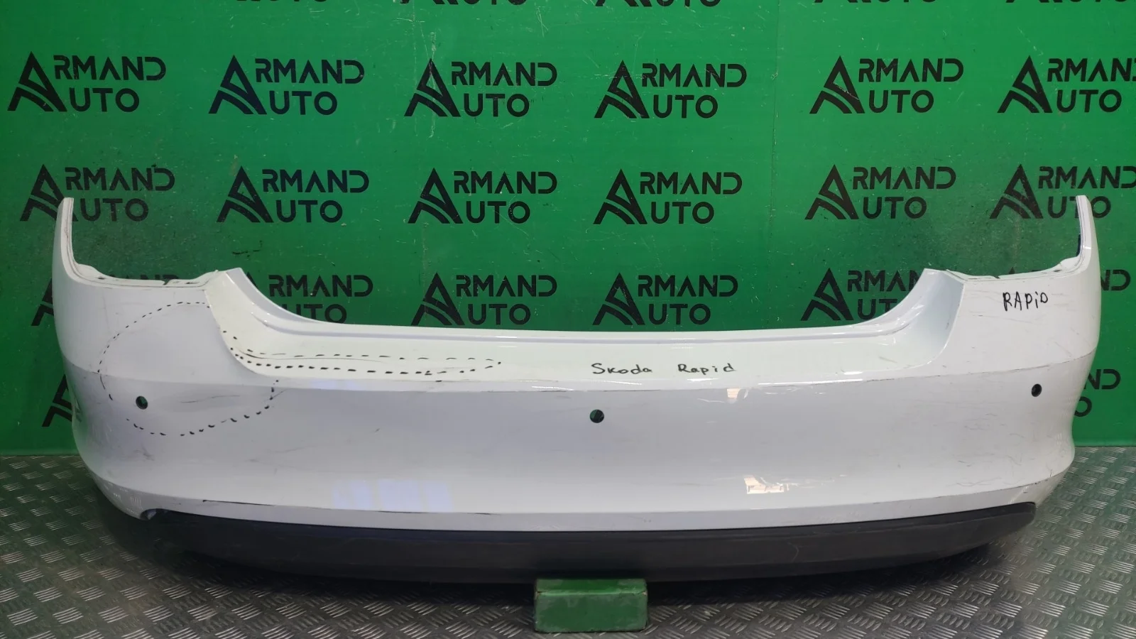 Бампер Skoda Rapid 2014-2020 60U807421B 1, задний