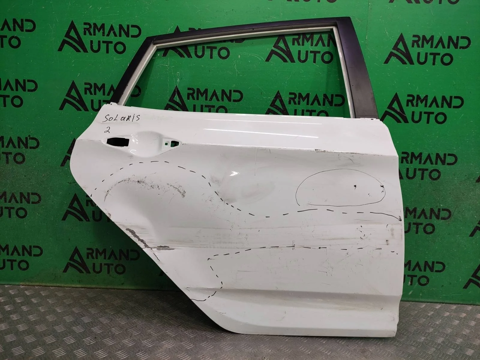 Дверь Hyundai Solaris 2010-2017 770044L200 1, задняя правая