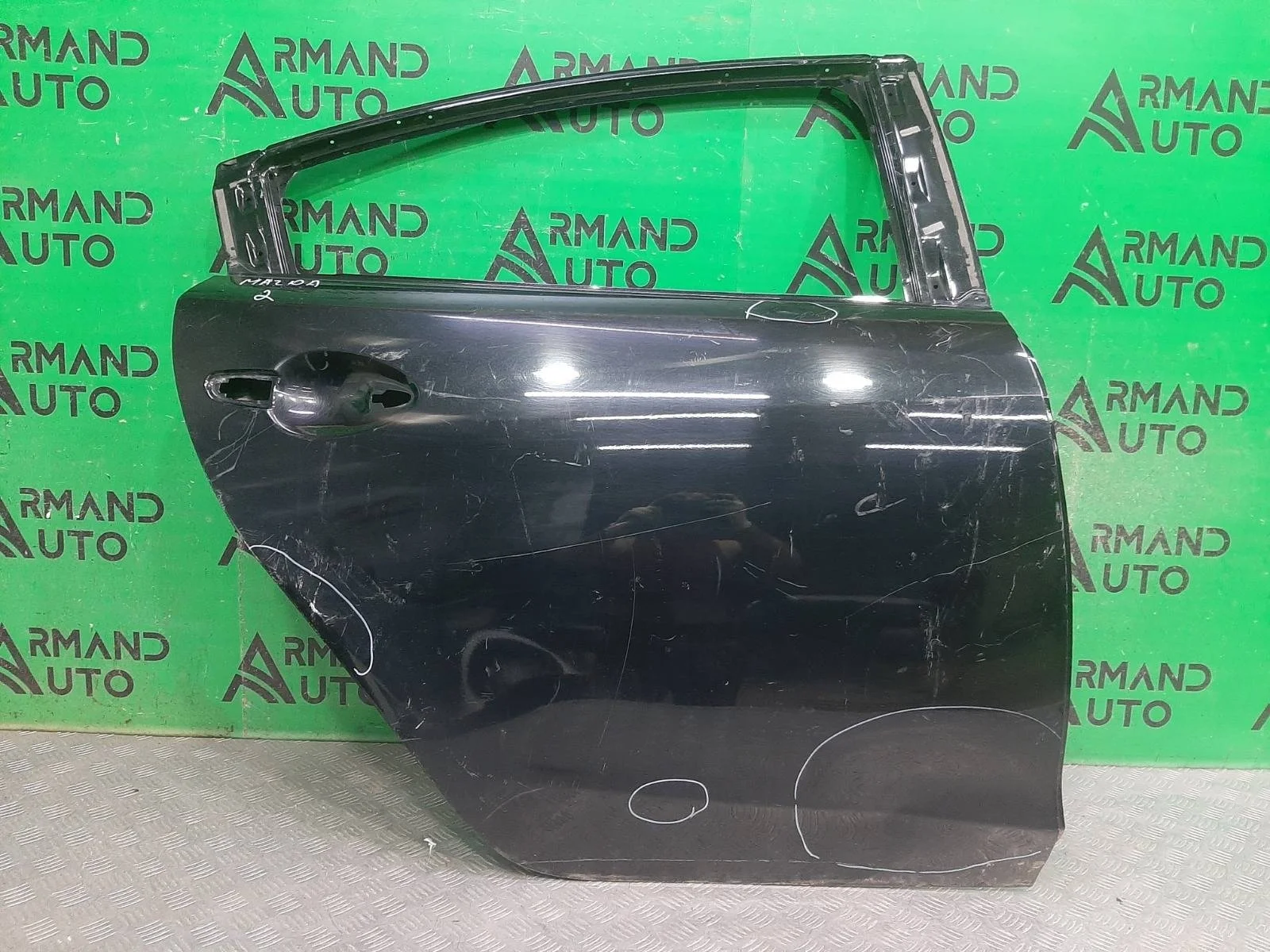 Дверь Mazda 6 2012-2024 GHY17202XB 3 GJ, задняя правая