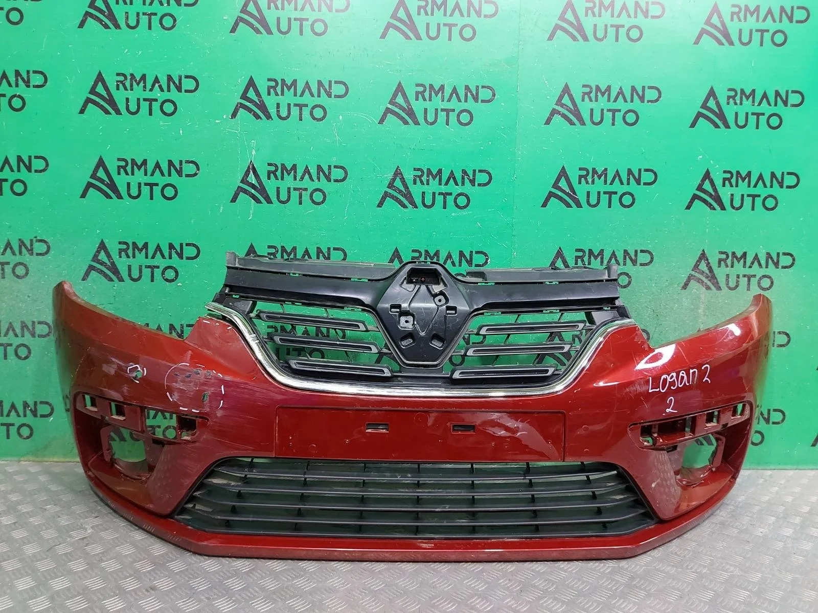 Бампер RENAULT Logan 2018-2022 620220063R 2, передний