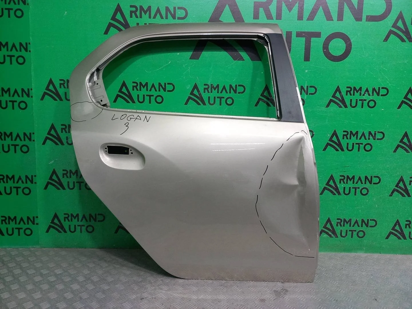 Дверь Renault Logan 2012-2022 821002038R 2, задняя правая