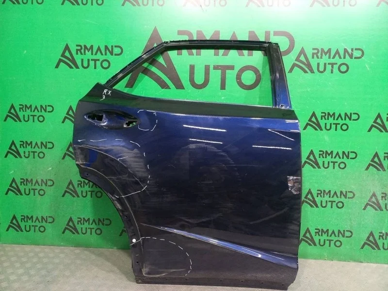 Дверь Lexus RX 2015-2022 6700348180 4 AL20, задняя правая