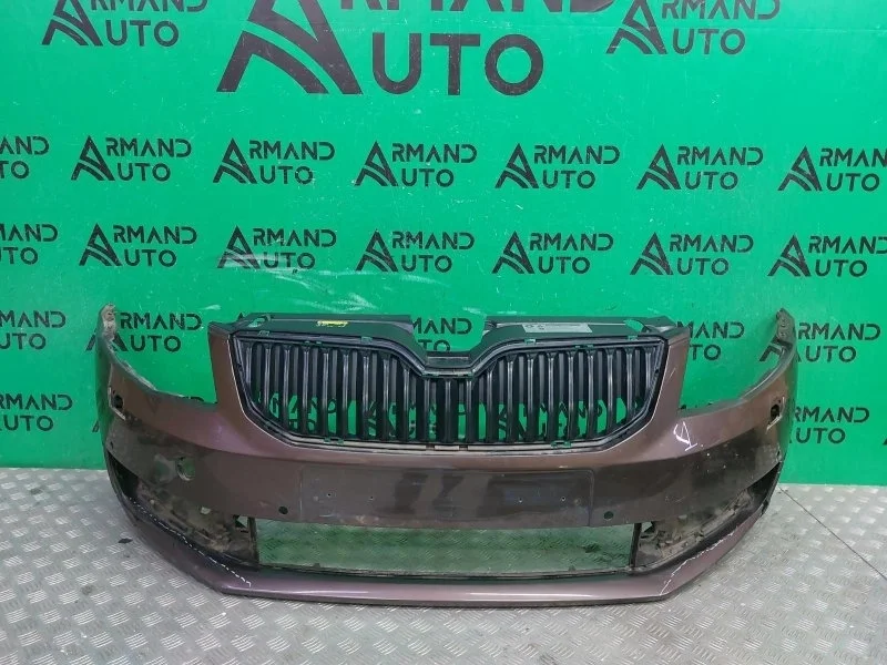Бампер SKODA Octavia 2013-2017 5EU807217 3 A7 (5E), передний