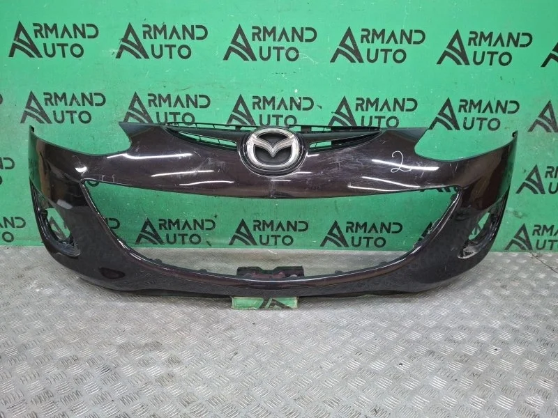 Бампер Mazda 2 2010-2014 DR6150031E8P 2 DE, передний