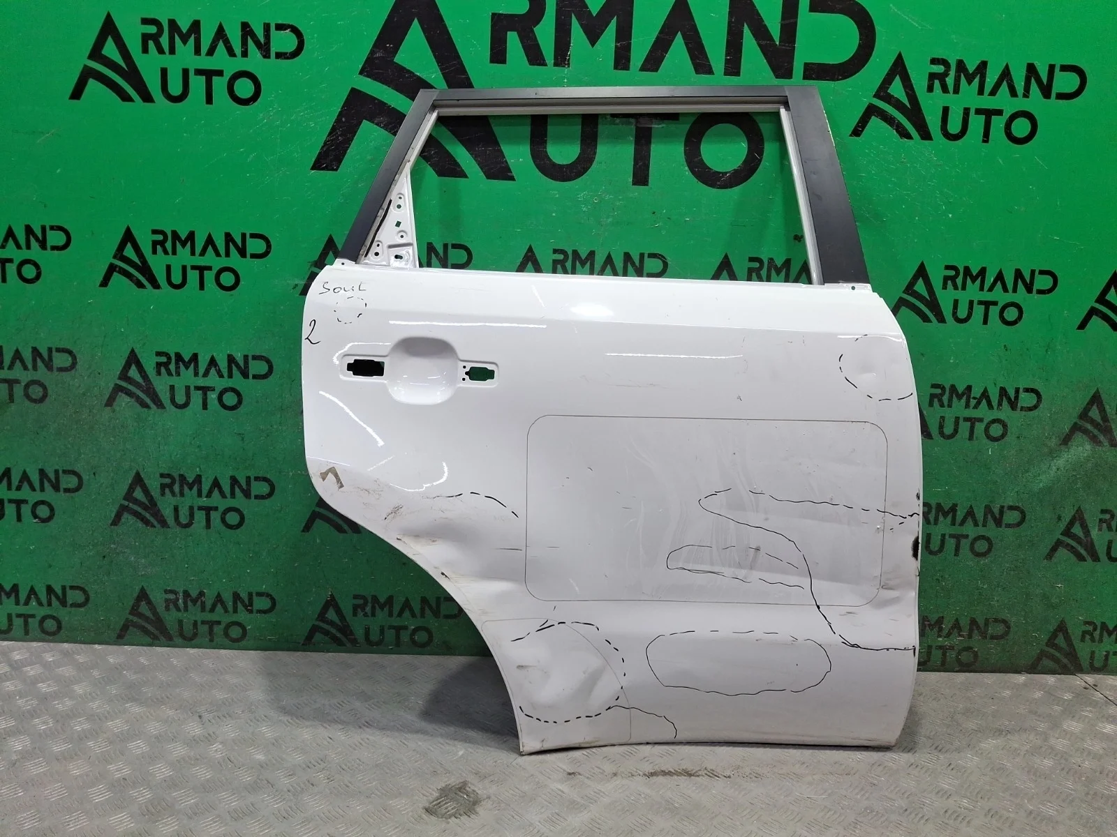 Дверь Kia Soul 2013-2019 77004B2000 2 PS, задняя правая