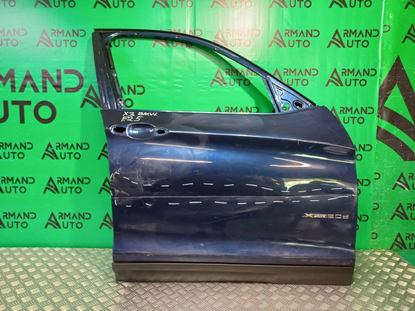 Дверь BMW X3 2010-2017 41517355804 F25, передняя правая