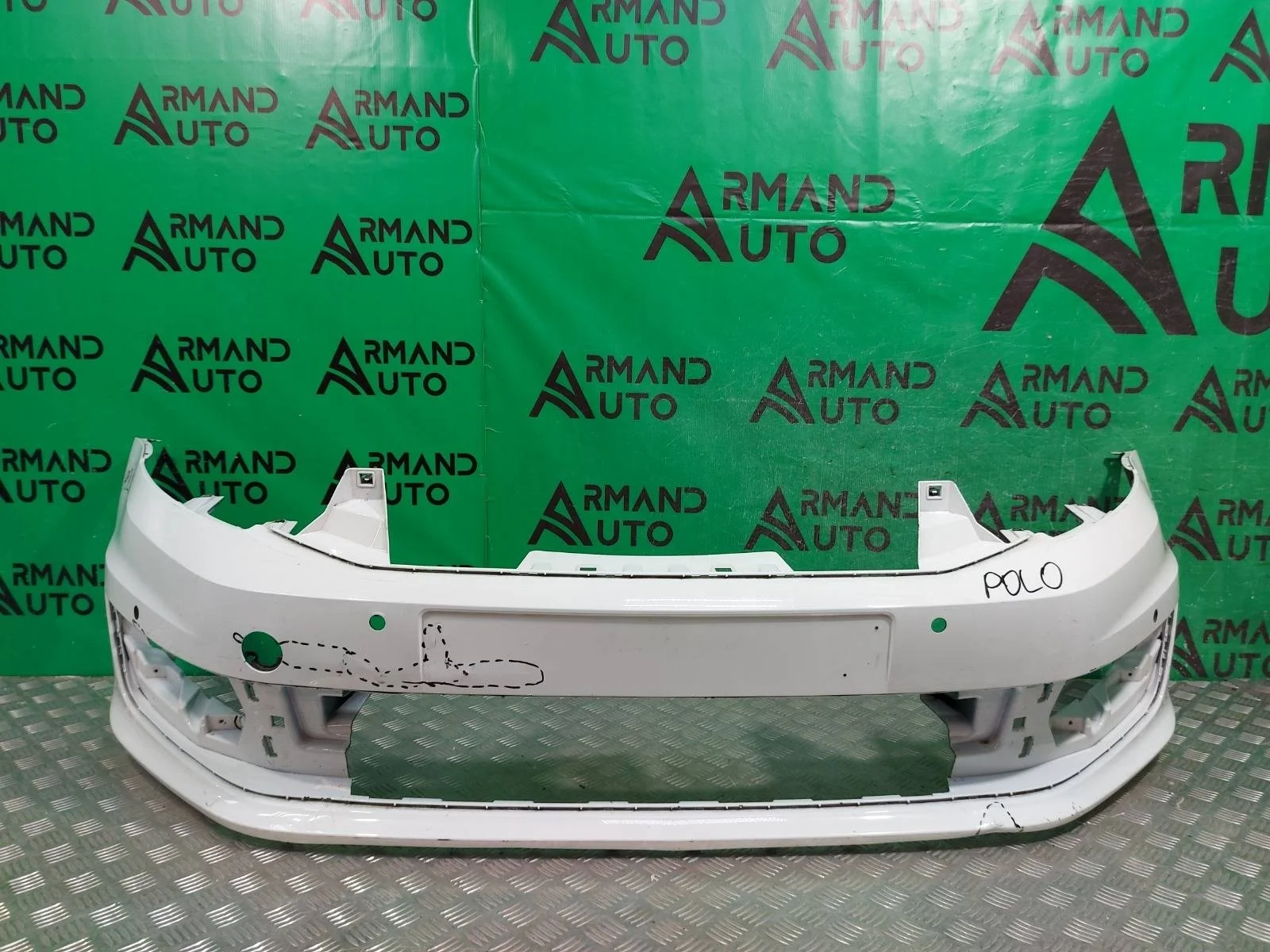 Бампер Volkswagen Polo 2014-2020 6RU807221AGRU 5, передний