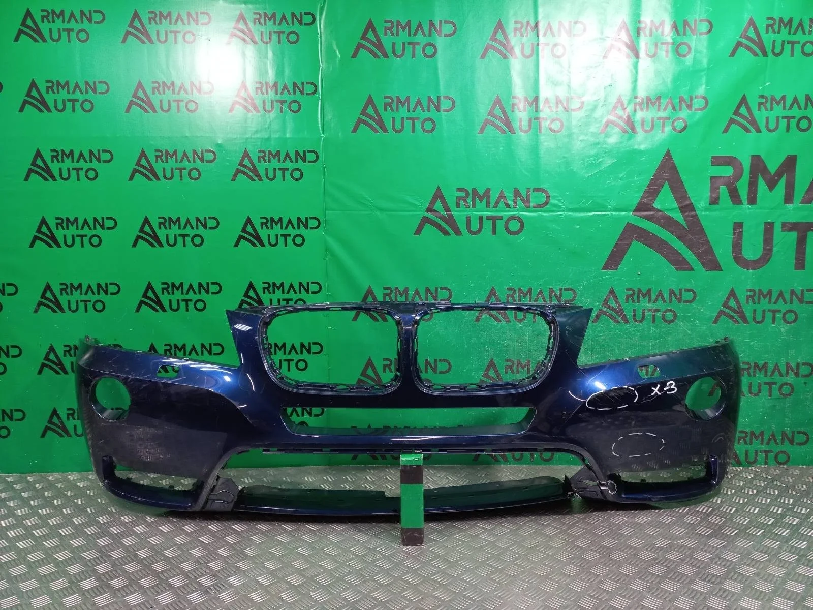 Бампер BMW X3 2010-2014 51117261188 F25, передний