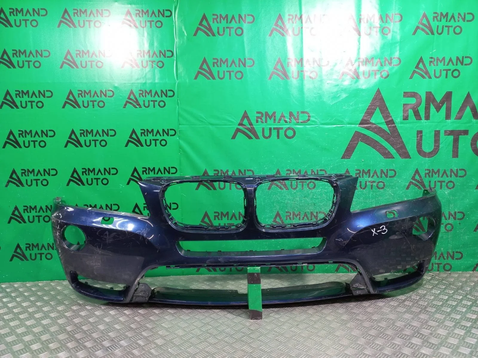 Бампер BMW X3 2010-2014 51117261188 F25, передний