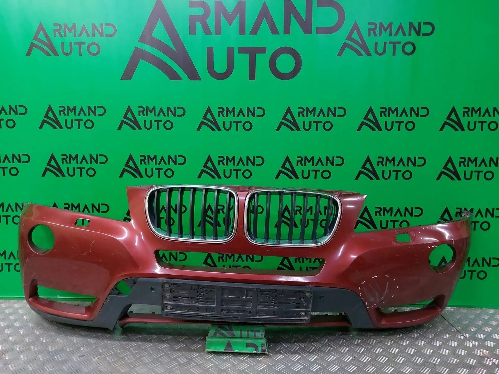 Бампер BMW X3 2010-2014 51117261188 F25, передний