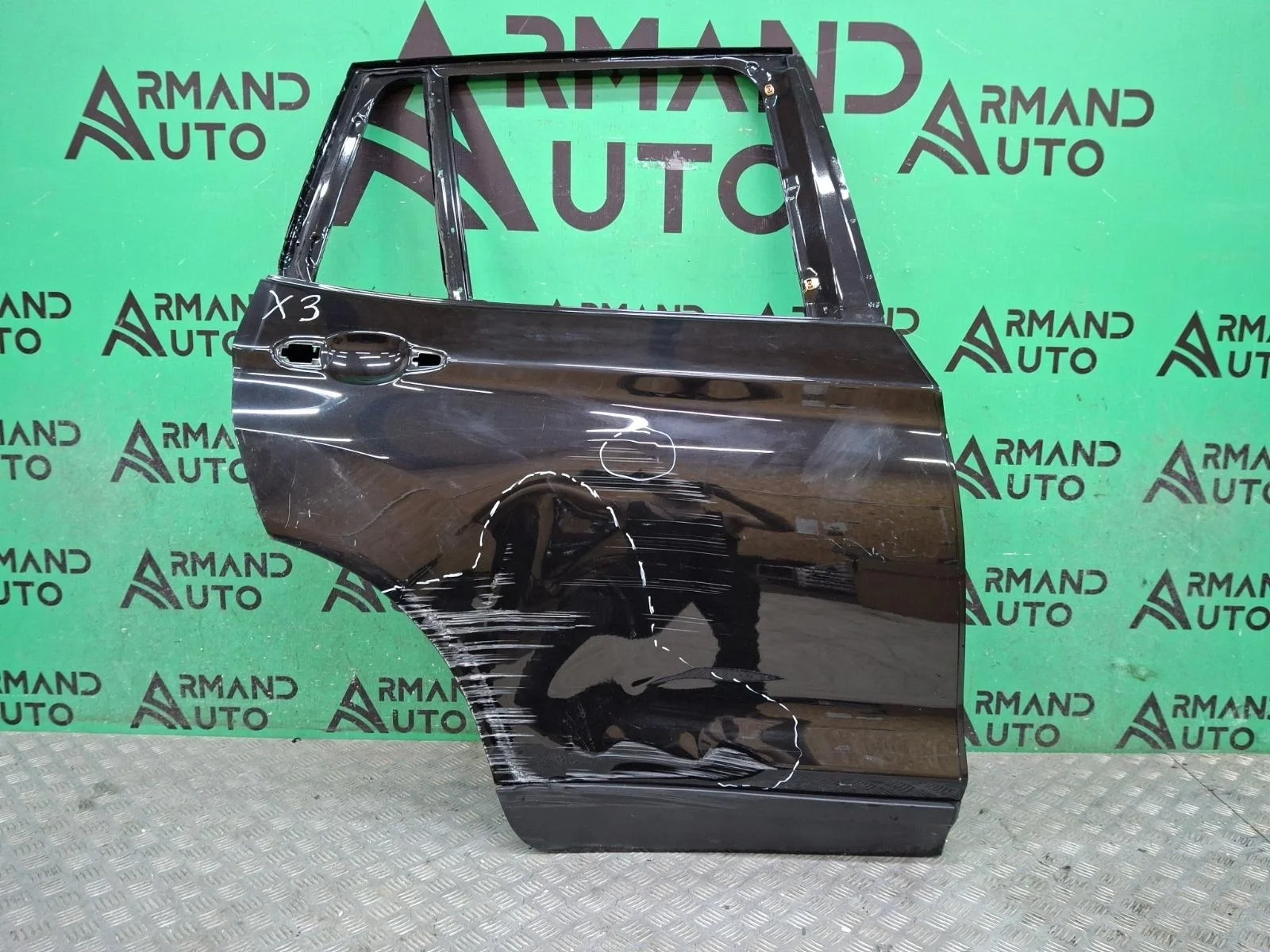 Дверь BMW X3 2010-2017 41527238696 F25, задняя правая
