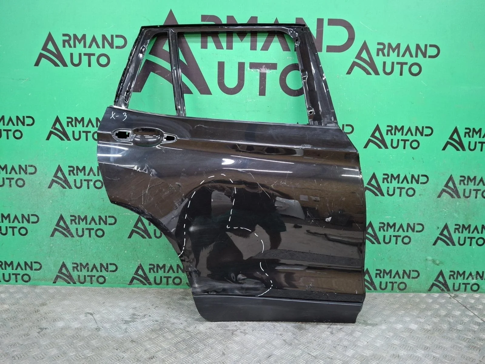 Дверь BMW X3 2010-2017 41527238696 F25, задняя правая