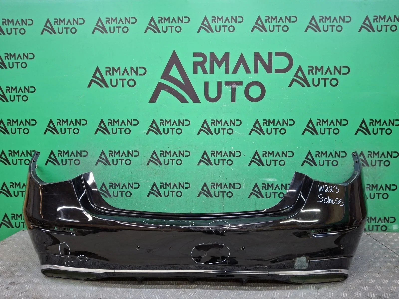 Бампер Mercedes S-Class 2020-нв A22388565019999 W223, задний