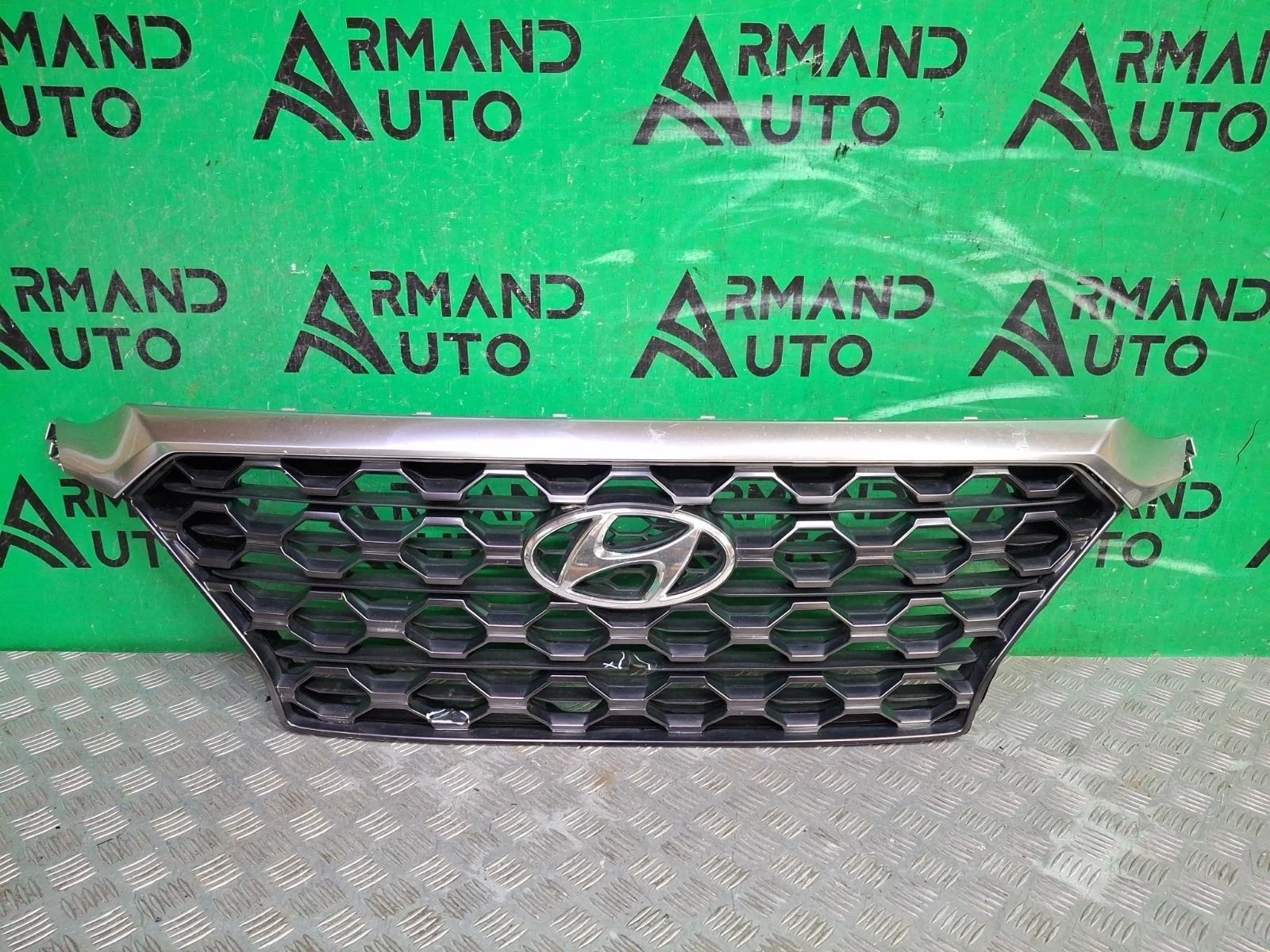 Решетка радиатора Hyundai Santa Fe 2018-2021 86350S1100 4 TM