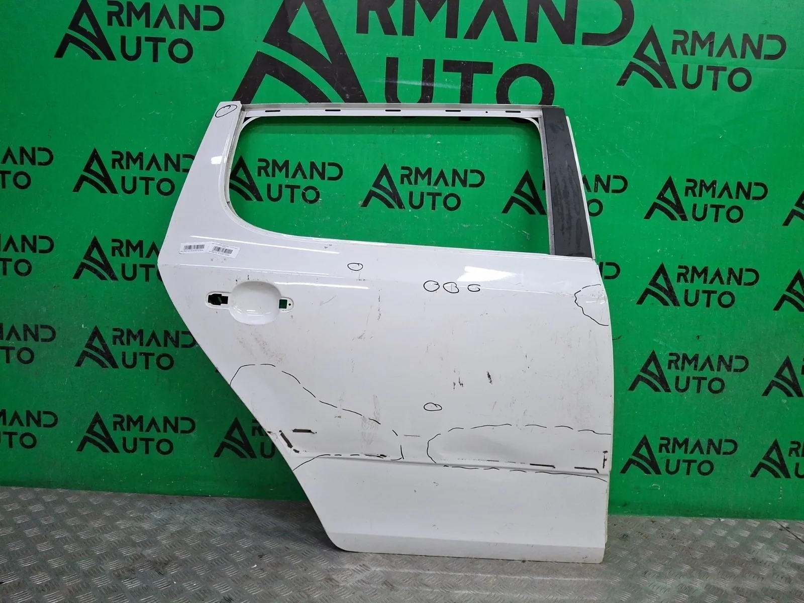 Дверь Skoda Fabia 2007-2014 5J6833056 2 5J, задняя правая