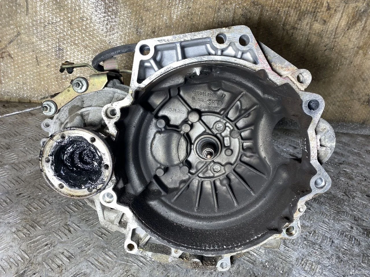 Мкпп duu 1.6л. bfq akl vw golf 4 skoda octavia