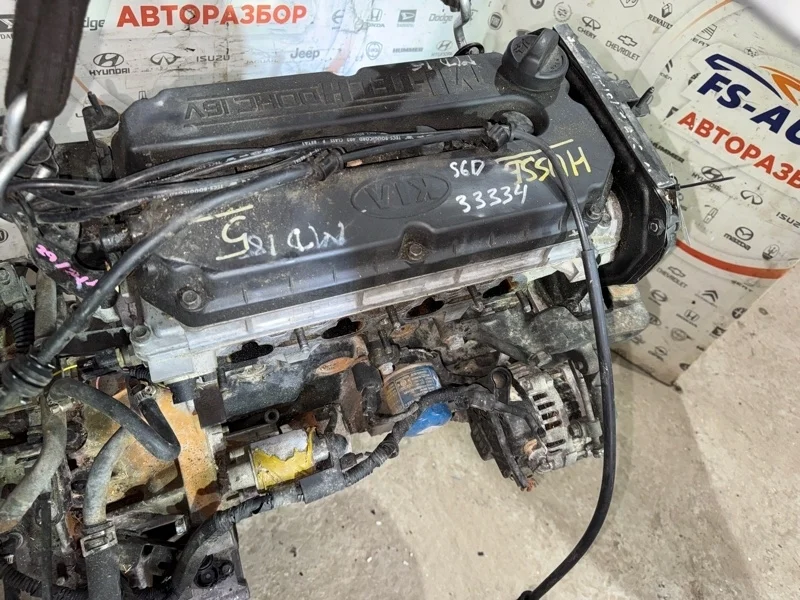 Двигатель Kia Spectra 2011 1.6 S6D