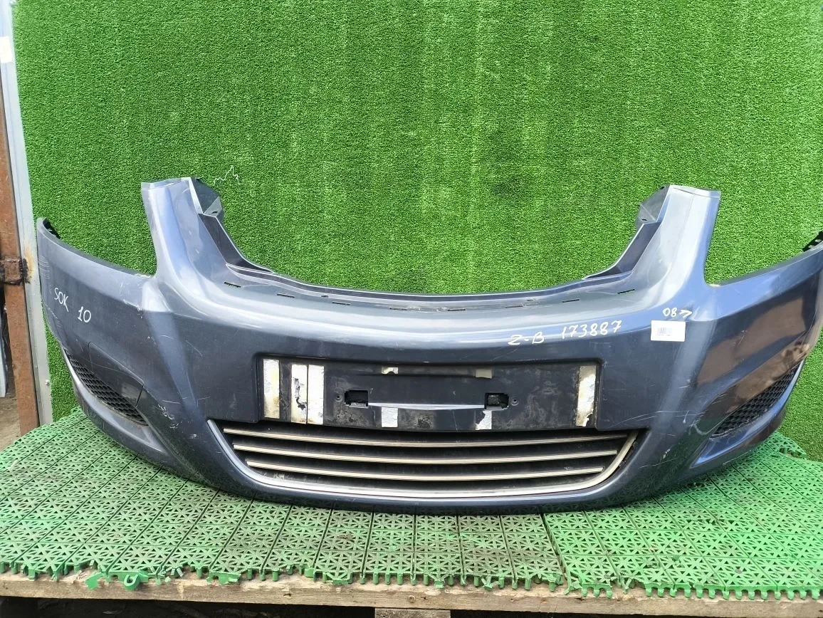 Бампер OPEL ZAFIRA B 2008- передний серый б/у ZAFIRA B(2005-2014)