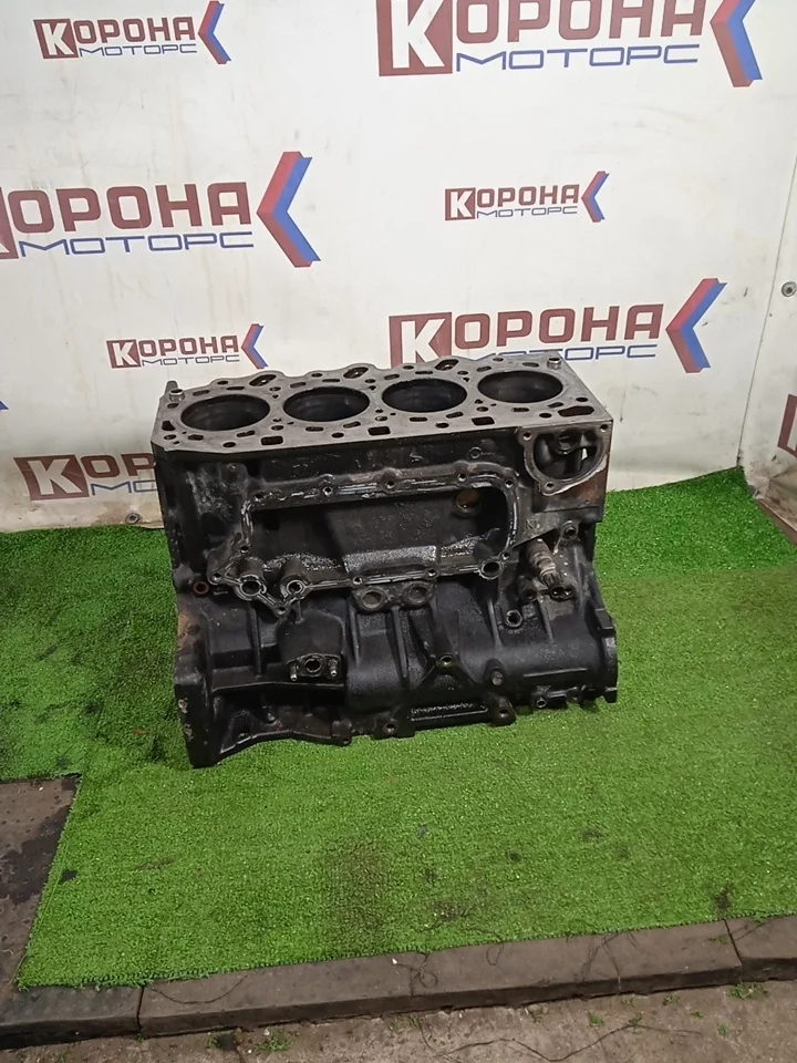 Блок цилиндров пустой D4CB 2.5 21100-4A020 Mobis Б/У Оригинал есть небольшая выроботка