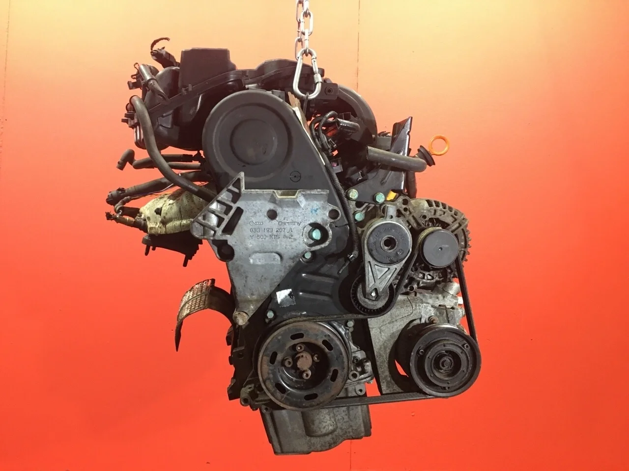 Двигатель Audi A3 8P  2003-2013  BSE 1.6L 1595 куб.см. бензин 75 кВт (102 л.с.) Серия EA113-1.6 МКПП