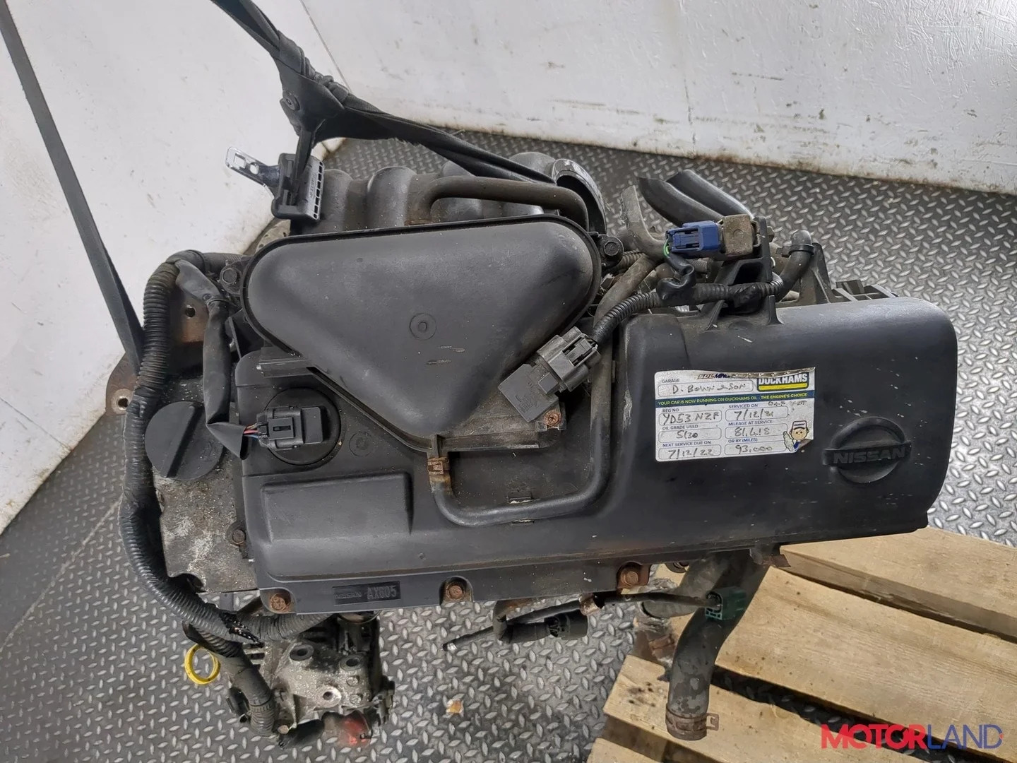 Двигатель (ДВС) Nissan Micra K12E 2002-2010 КПП автомат (АКПП) CR12DE Бензин 1.2 л Инжектор