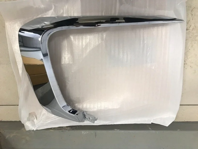 Накладка на бампер Mitsubishi Pajero Sport 3 2015 2016 2017 2018 2019 2020 6407A149 KS, передняя левая