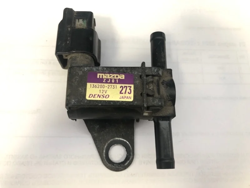 КЛАПАН ЭЛЕКТРОМАГНИТНЫЙ ВПУСКНОГО КОЛЛЕКТОРА MAZDA MAZDA 3 2003 2004 2005 2006 2007 2008 ZJ0118741A BK