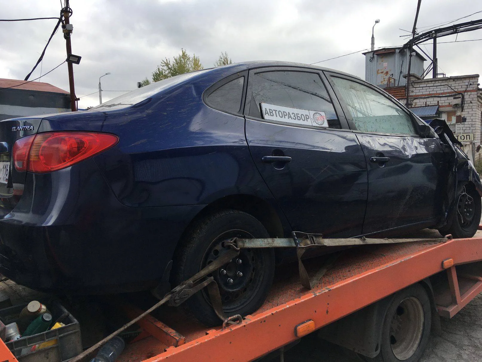 Продажа Hyundai Elantra 1.6 (123Hp) (G4FC) FWD MT по запчастям