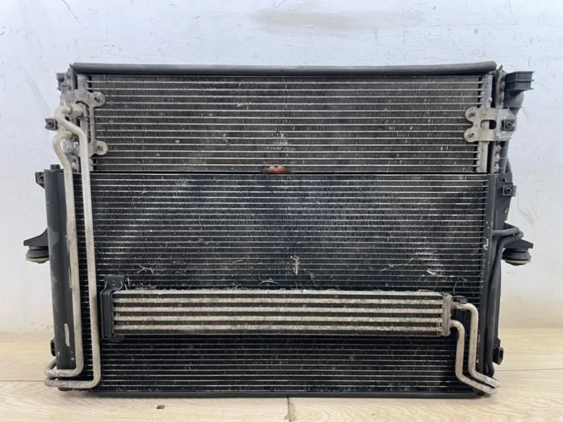 Кассета радиаторов сборе Audi Q7 S-line 2007 4L