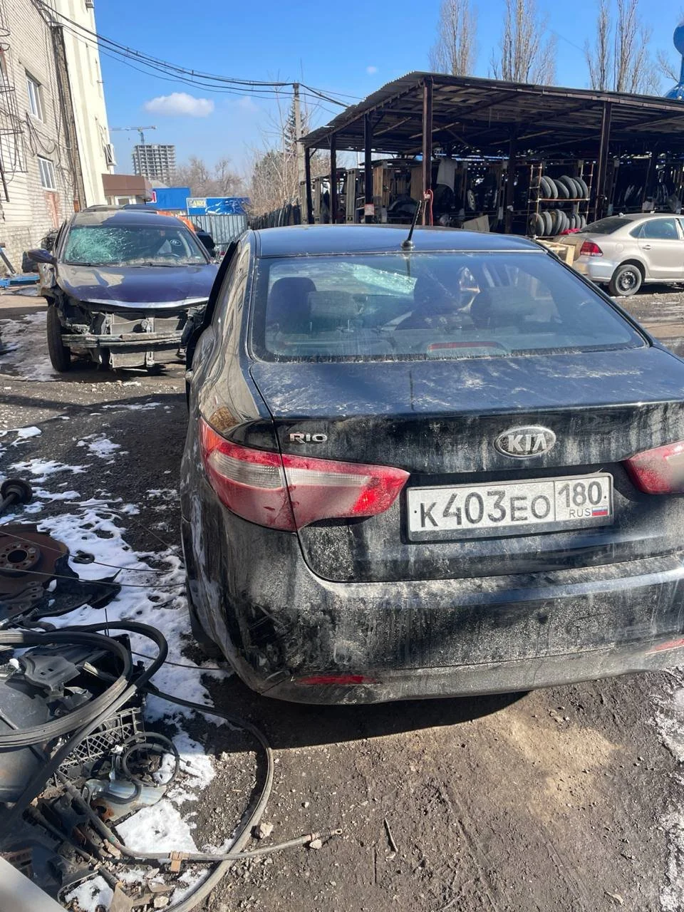 Продажа Kia Rio 1.6 (123Hp) (G4FC) FWD MT по запчастям
