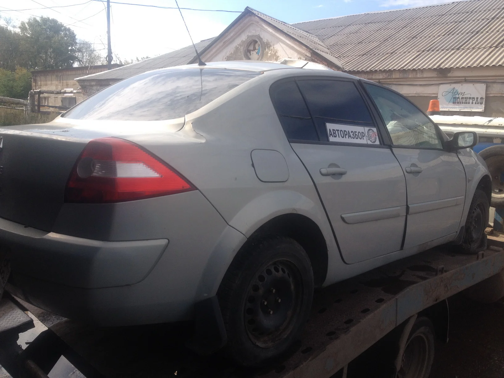 Продажа Renault Megane 1.6 (113Hp) (K4M 760) FWD MT по запчастям