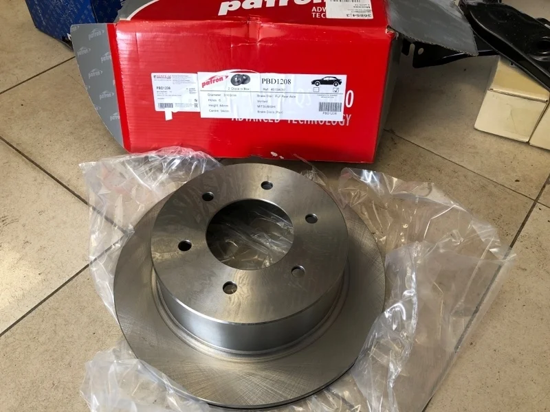 Тормозной диск Mitsubishi Pajero Sport 2 2008 2009 2010 2011 2012 2013 2014 2015 PBD1208 KH4W 4D56, задний
