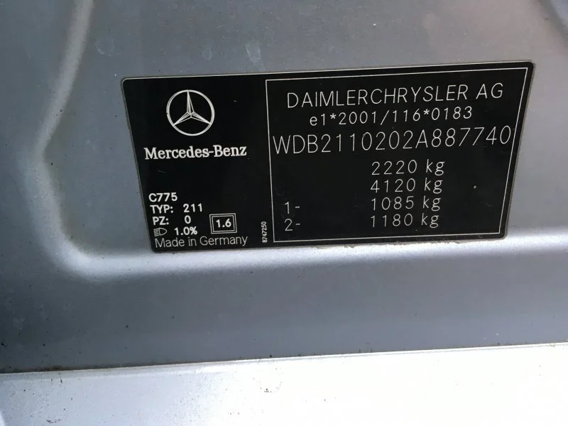 Продажа Mercedes-Benz E class 3.0D (190Hp) (642.920) RWD AT по запчастям