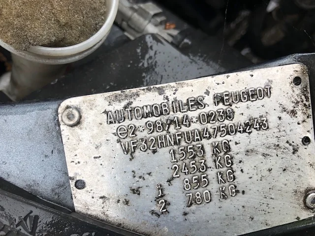 Продажа Peugeot 206 1.6 (109Hp) (TU5JP4) FWD MT по запчастям