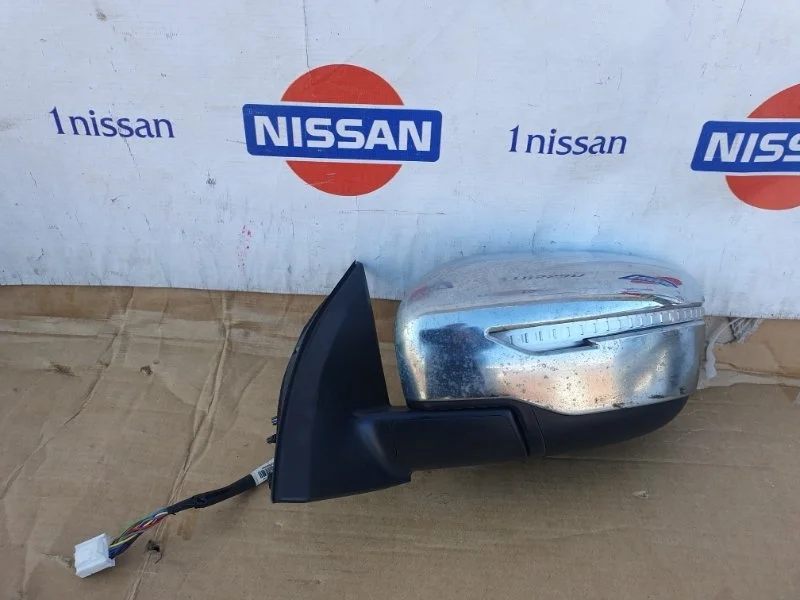 Зеркало заднего вида боковое Nissan Qashqai 2014 963024EH6E J11 HRA2, переднее левое