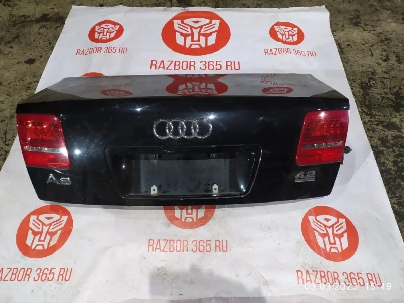 Крышка багажника пустая Audi A8 2008 4E2