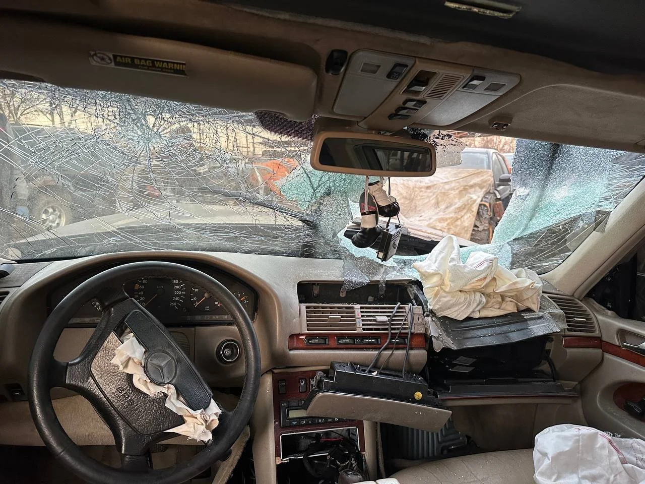 Продажа Mercedes-Benz S class 3.2 (231Hp) (104.990) RWD AT по запчастям