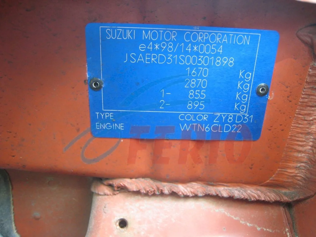 Продажа Suzuki Liana 1.6 (103Hp) (M16A) 4WD AT по запчастям