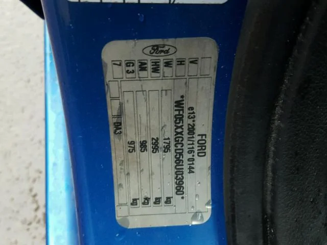 Продажа Ford Focus 1.8A (125Hp) (Q7DB) FWD MT по запчастям