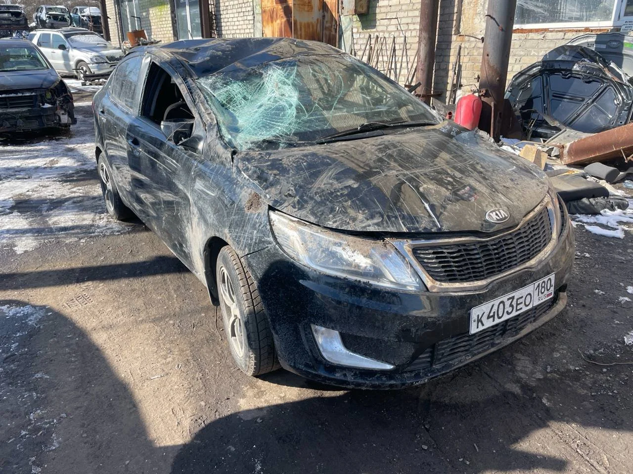 Продажа Kia Rio 1.6 (123Hp) (G4FC) FWD MT по запчастям