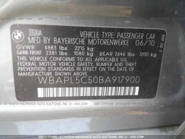 Продажа BMW 3er 3.0 (306Hp) (N55B30) RWD AT по запчастям